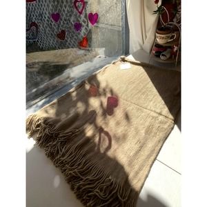 Shiraleah Rowan Poncho Shawl Camel, One Size